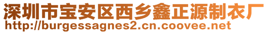 深圳市寶安區(qū)西鄉(xiāng)鑫正源制衣廠