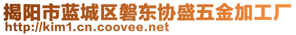 揭陽市藍(lán)城區(qū)磐東協(xié)盛五金加工廠