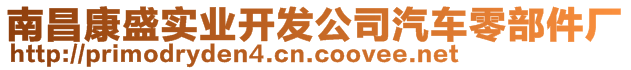 南昌康盛實業開發公司汽車零部件廠