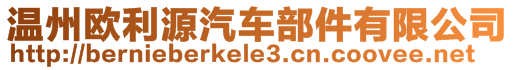 溫州歐利源汽車部件有限公司