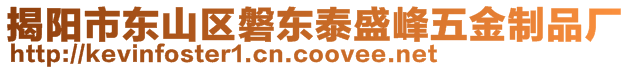 揭陽市東山區(qū)磐東泰盛峰五金制品廠