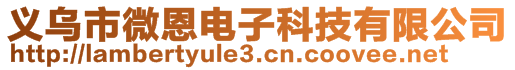 义乌市微恩电子科技有限公司