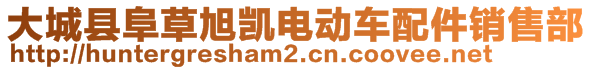 大城縣阜草旭凱電動(dòng)車配件銷售部
