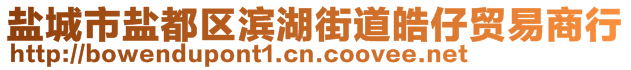 鹽城市鹽都區(qū)濱湖街道皓仔貿(mào)易商行