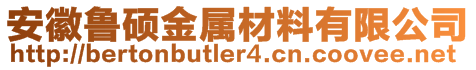 安徽魯碩金屬材料有限公司