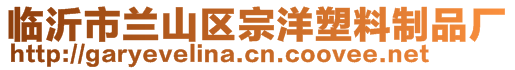 臨沂市蘭山區(qū)宗洋塑料制品廠