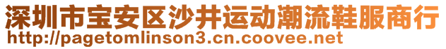 深圳市寶安區(qū)沙井運(yùn)動(dòng)潮流鞋服商行