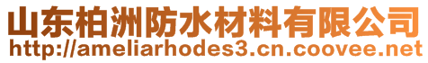 山東柏洲防水材料有限公司