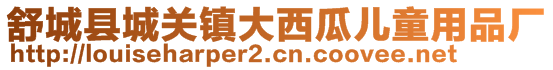 舒城縣城關(guān)鎮(zhèn)大西瓜兒童用品廠