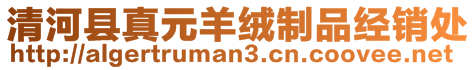 清河縣真元羊絨制品經(jīng)銷(xiāo)處