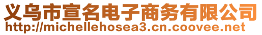 义乌市宣名电子商务有限公司