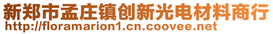 新郑市孟庄镇创新光电材料商行