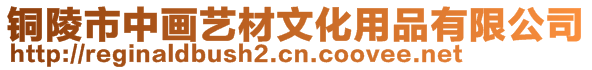 銅陵市中畫藝材文化用品有限公司