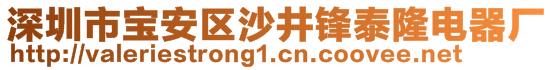 深圳市寶安區(qū)沙井鋒泰隆電器廠