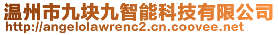 溫州市九塊九智能科技有限公司