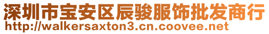 深圳市寶安區(qū)辰駿服飾批發(fā)商行