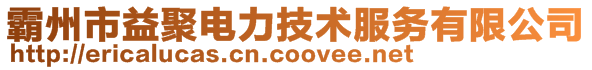 霸州市益聚電力技術服務有限公司