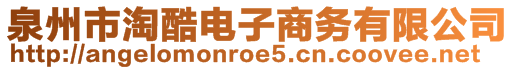 泉州市淘酷電子商務(wù)有限公司