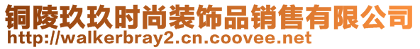 铜陵玖玖时尚装饰品销售有限公司