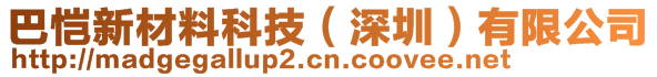 巴愷新材料科技（深圳）有限公司