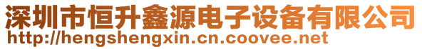 深圳市恒升鑫源电子设备有限公司