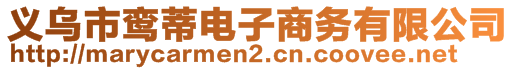 義烏市鸞蒂電子商務(wù)有限公司