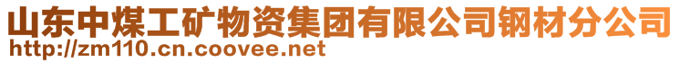 山東中煤工礦物資集團有限公司鋼材分公司