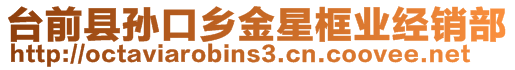 臺(tái)前縣孫口鄉(xiāng)金星框業(yè)經(jīng)銷(xiāo)部