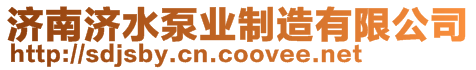 濟南濟水泵業(yè)制造有限公司