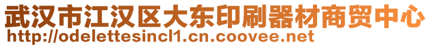 武漢市江漢區大東印刷器材商貿中心