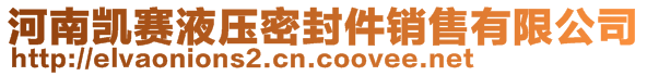 河南凱賽液壓密封件銷售有限公司