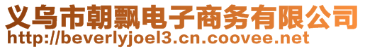 义乌市朝飘电子商务有限公司