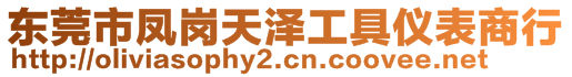 东莞市凤岗天泽工具仪表商行