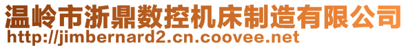 温岭市浙鼎数控机床制造有限公司