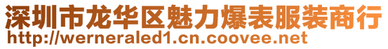 深圳市龍華區(qū)魅力爆表服裝商行