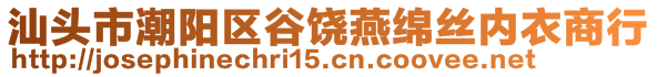 汕頭市潮陽(yáng)區(qū)谷饒燕綿絲內(nèi)衣商行