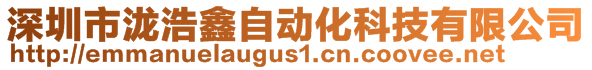 深圳市瀧浩鑫自動化科技有限公司