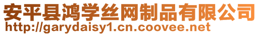 安平縣鴻學(xué)絲網(wǎng)制品有限公司