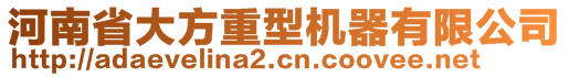 河南省大方重型机器有限公司