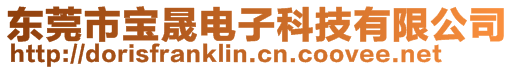 东莞市宝晟电子科技有限公司