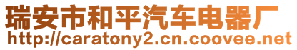 瑞安市和平汽車電器廠