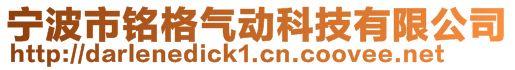 寧波市銘格氣動科技有限公司