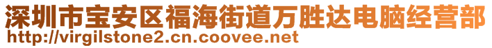 深圳市寶安區(qū)福海街道萬(wàn)勝達(dá)電腦經(jīng)營(yíng)部