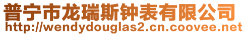 普宁市龙瑞斯钟表有限公司