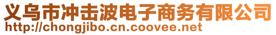 義烏市沖擊波電子商務(wù)有限公司