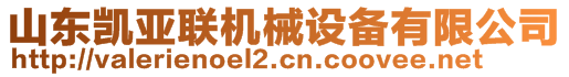 山東凱亞聯(lián)機械設(shè)備有限公司