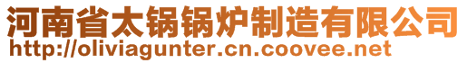 河南省太锅锅炉制造有限公司