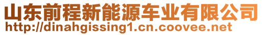 山東前程新能源車業有限公司