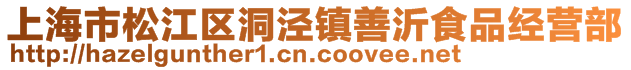 上海市松江区洞泾镇善沂食品经营部