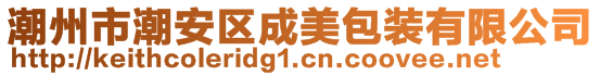 潮州市潮安区成美包装有限公司